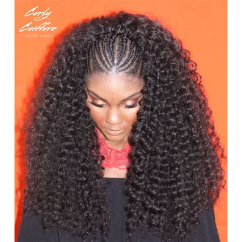 Curly Fulani Crochet Braids By Curly Coiffure Book At Curlycoiffure Com Half Braided