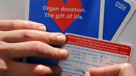 Organ Donation Opt Out Bill Is Published In Wales Bbc News