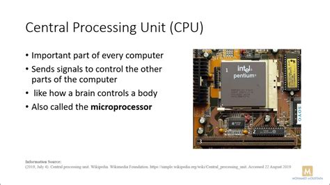 Chapter 3 Central Processing Unit Cpu Part 1 Of 2 شرح عربي Youtube