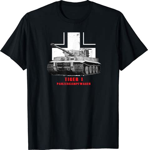 Panzerkampfwagen Tiger I Ww Panzer T Shirt Amazon De Bekleidung