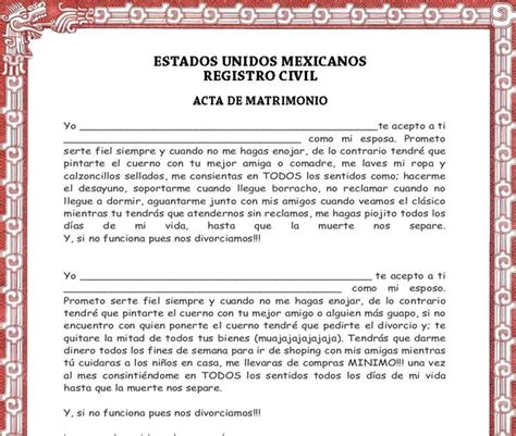 Hacer Una Acta De Matrimonio Falsa Sonian