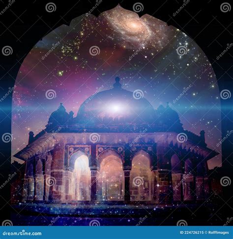 Temple Of The Universe Stock Illustration Illustration Of Celestial