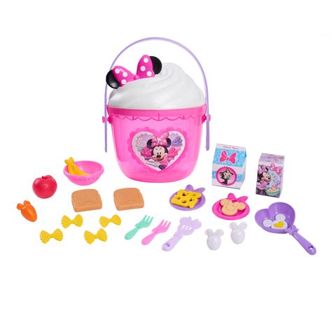 Buy Just Play Disney Junior Minnie Mouse Fab Food Bucket 25 Pieces