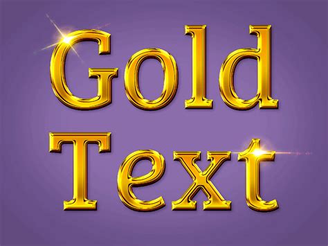Make An Elegant Gold Text Online Its Easy Mockofun