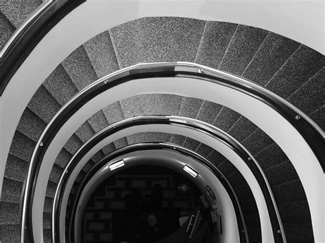 3840x2880 Architecture Black And White Modernism Spiral Staircases