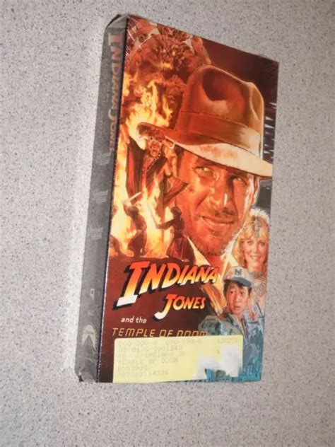 INDIANA JONES AND The Temple Of Doom VHS 1989 FACTORY SEALED 14 99