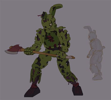 Starbles On Twitter Sspringtrap Holding An Axe Concept Is One Of