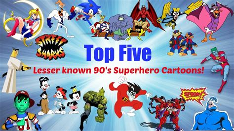 top 5 lesser known 90 s superhero cartoons youtube