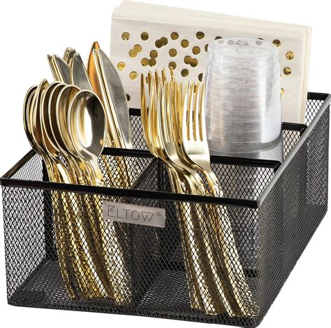 Eltow Cutlery Utensil Holder Organizer Caddy With India Ubuy