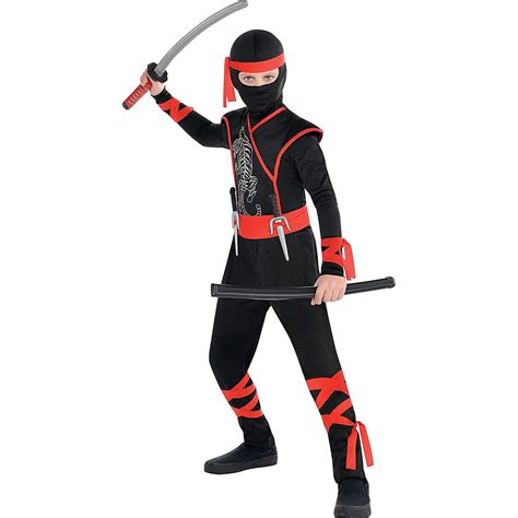 Shadow Ninja Costume For Boys Party Expert