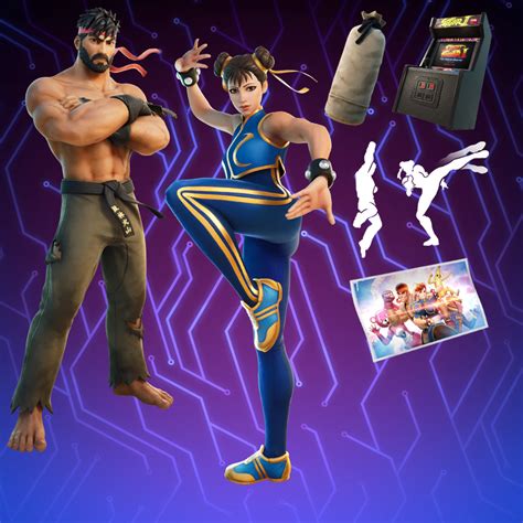 Pack Pack Ryu Et Chun Li Fortnite Packs De Fortnite ⭐ ④nitesite