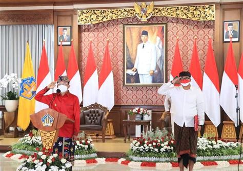 Upacara Bendera Peringatan Hari Jadi Ke 63 Provinsi Bali JDIH
