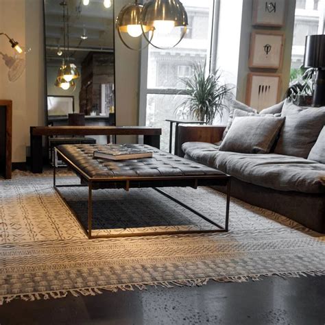 Four Hands Oxford Coffee Table Rialto Ebony