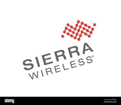 Sierra Wireless Rotated Logo White Background Stock Photo Alamy