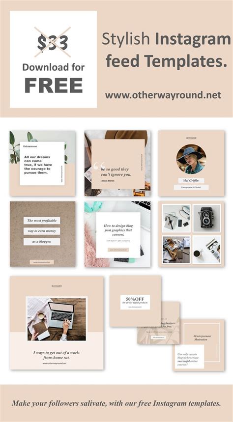 This entry was posted in easter bunny template and tagged bunny footprints. These stylish Instagram feed templates are crisp and are ...