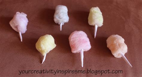 Your Creativity Inspires Me Diy Doll Cotton Candy