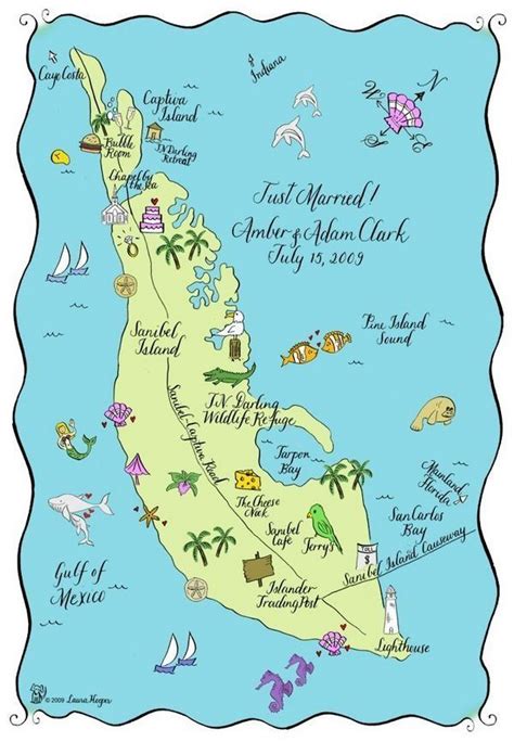 Printable Map Of Sanibel Island