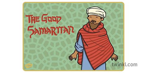 The Good Samaritan Story 1 Illustration Twinkl