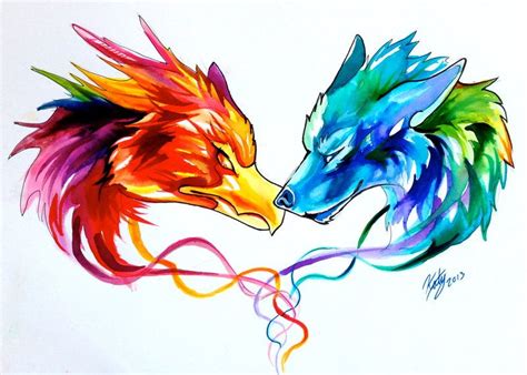 Fire And Ice Tattoo By Lucky978 On Deviantart Ice Tattoo Fire And