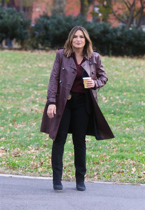 Mariska Hargitay On The Set Of Law And Erder Special Victims Unit In New York 11142019