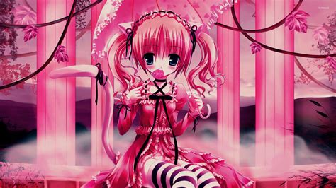 Pink eyes saki saki kanojo mo kanojo 4k hd anime girl. Pink Anime Wallpapers - Wallpaper Cave