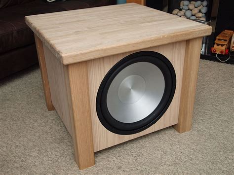 Maybe you would like to learn more about one of these? Subwoofer end teable | Selfmade speakers | Pinterest ...