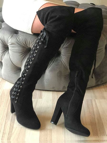 soho overknee boots chicwear lange feminine støvler