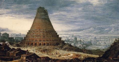 The tower of babel in the kunsthistorisches museum vienna is signed and dated 1563. Gateway to the Heavens: The Assyrian Account to the Tower ...