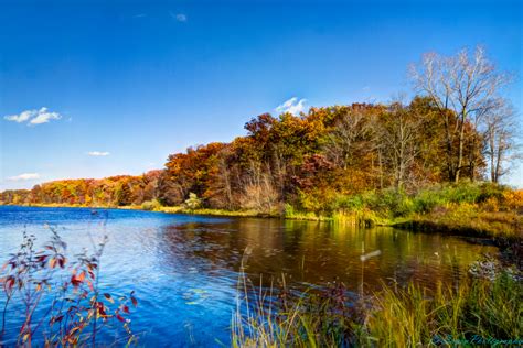 Wallpaper Sunlight Landscape Colorful Fall Lake Water Nature
