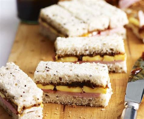 Ham And Brie Finger Sandwiches Australian Womens Weekly Food