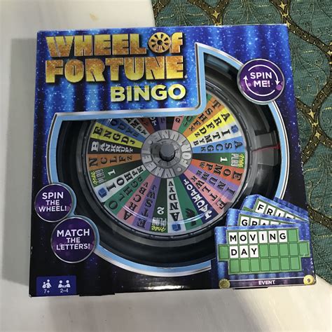 Wheel Of Fortune Bingo Game Hobbies And Toys Toys And Games On Carousell