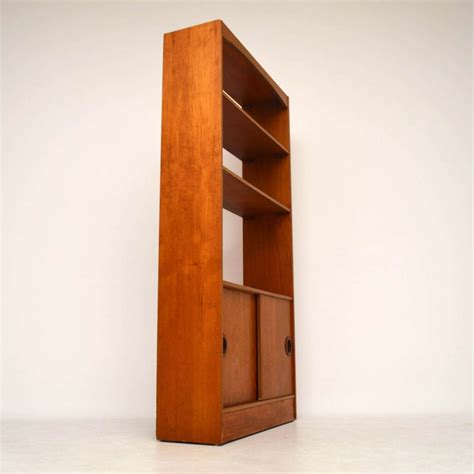 Retro Teak Bookcase Cabinet Vintage 1960s Retrospective Interiors