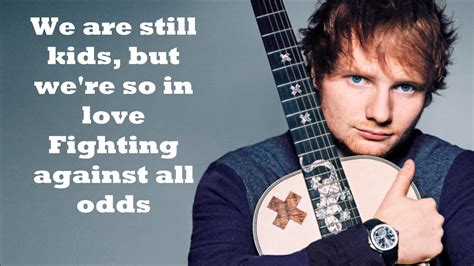 Ed Sheeran Perfect Lyrics - YouTube