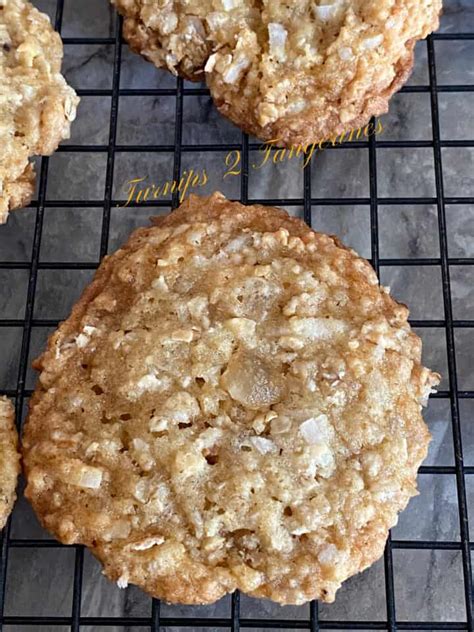 Pineapple Oatmeal Coconut Cookies Paradise Fruit