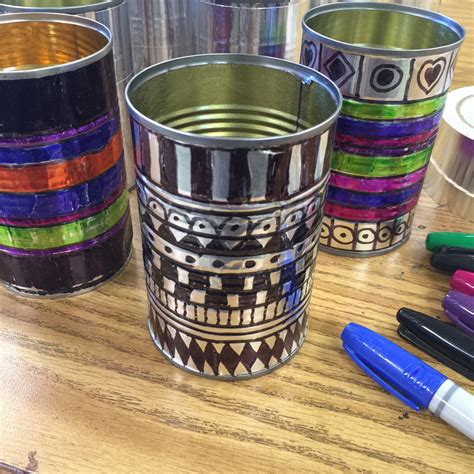 Sharpies And Tin Cans Art Projects For Kids