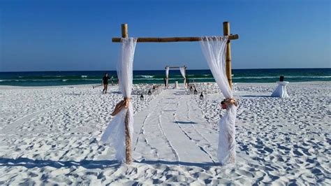Destin Fl Beach Weddings And Wedding Beach Packages Seashell Wedding