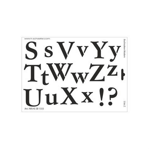 Hier findet ihr verschiedene vorlagen für buchstaben zum eine vorlage für ein inhaltsverzeichnis auf din a4 erstellen, welches sich anschließend ausdrucken lässt. Schablone DIN A4 - Buchstaben S bis Z - Ina Schäfer Online ...