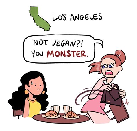 how different cities see vegetarians the new yorker