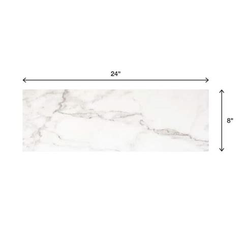 Luxecraft Calacatta Gold Marble 8 In X 24 In Ubuy Turkey