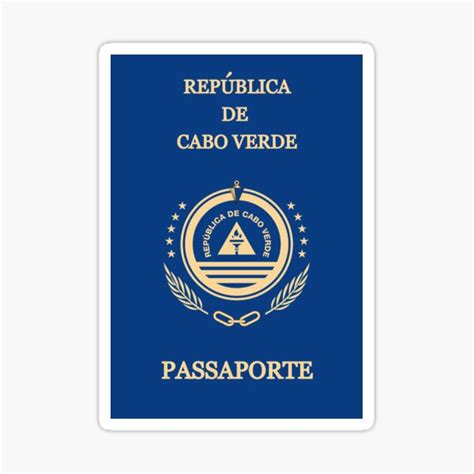 Cape Verde Passport Sticker For Sale By Hakvs Redbubble