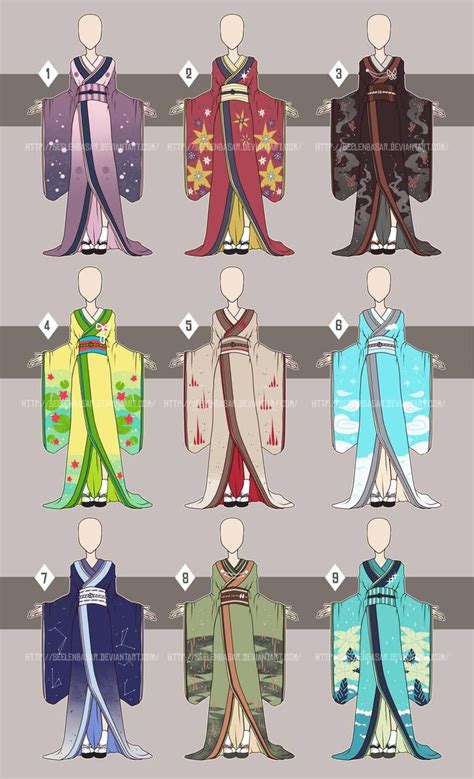 Kimono Time Closed 09 By Seelenbasar Sketsa Desain Busana