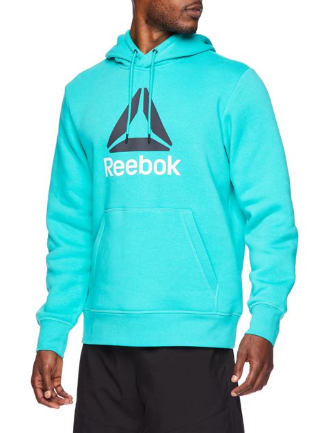 reebok men s and big men s active delta fleece hoodie up to size 3xl