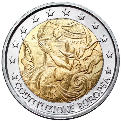 2 Euro 1st Anniversary Of The Signing Of The European Constitution