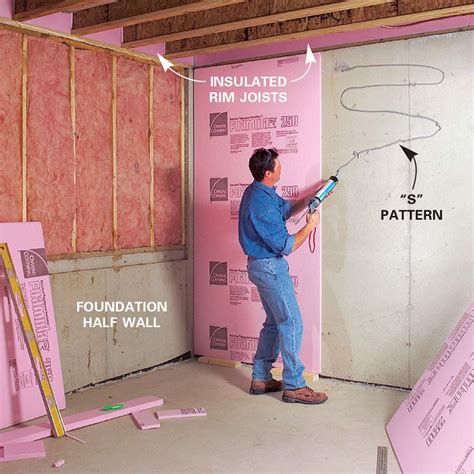 How To Finish Frame And Insulate A Basement Basement Insulation