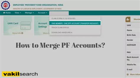 How To Merge Epf Accounts Online Vakilsearch