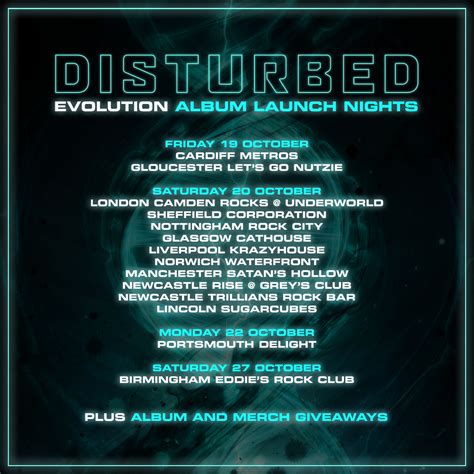 Celebrate The Release Of The New Evolution Album From Disturbed Uk