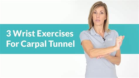 3 Wrist Exercises For Carpal Tunnel Youtube