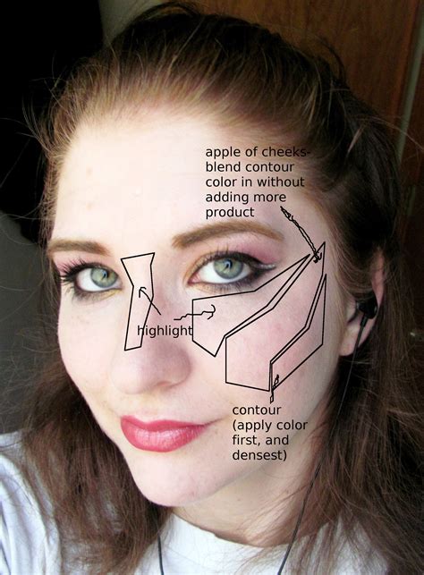 Bronzer should go underneath the cheekbone and also along your brow and chin. How To Work with Bronzer/Blush/Highlighter For Oily Skin: Ask IMBB | Makeupandbeauty.com
