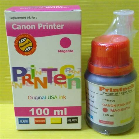Jual Printech Tinta Botol 100 Ml For Canon Magenta Diskon Di Lapak