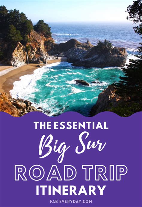 Big Sur Road Trip Itinerary Essential Drive Stops On Californias
